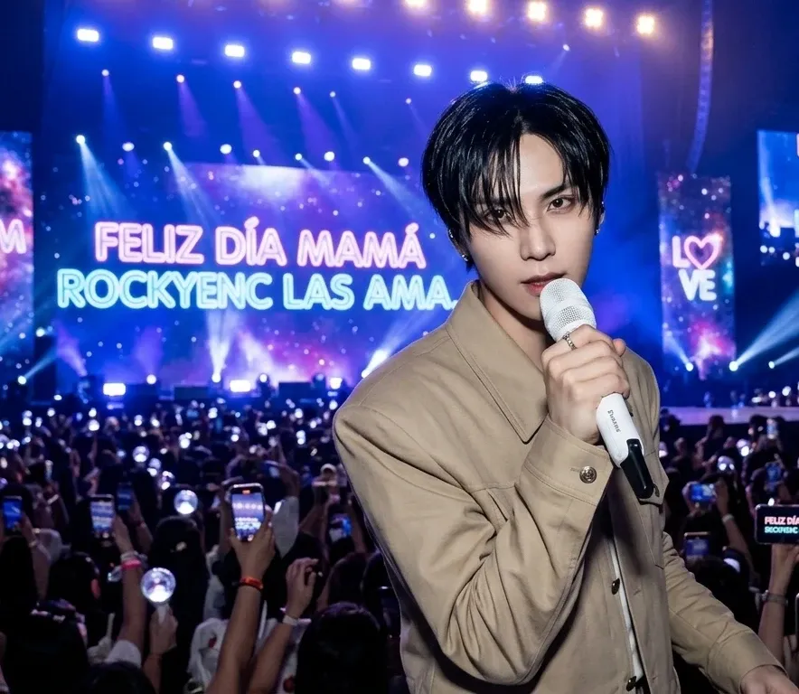A moment captured by Rocky's fan