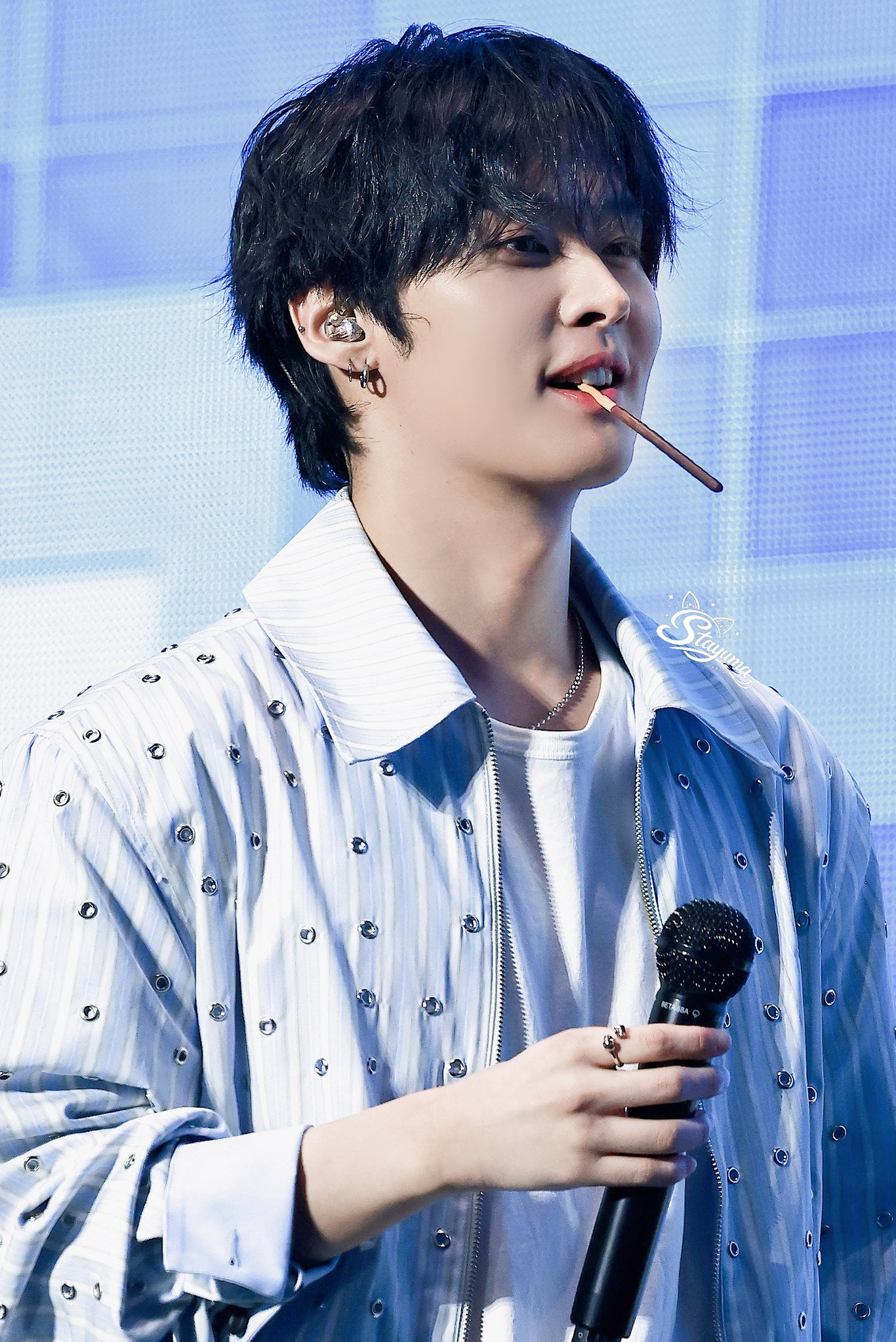 Recent activity shot of Lee Know (Stray Kids)