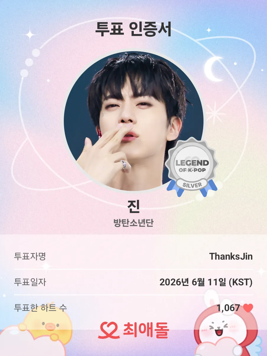 Foto aktivitas terbaru Jin (BTS)