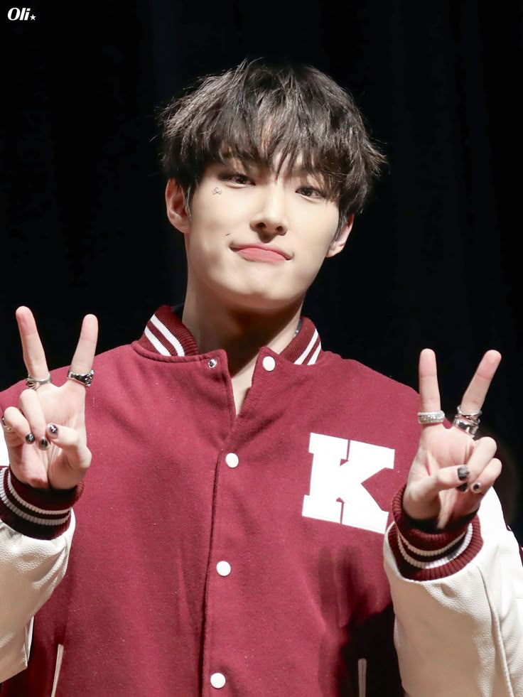 Recent activity shot of Mingi (ATEEZ)