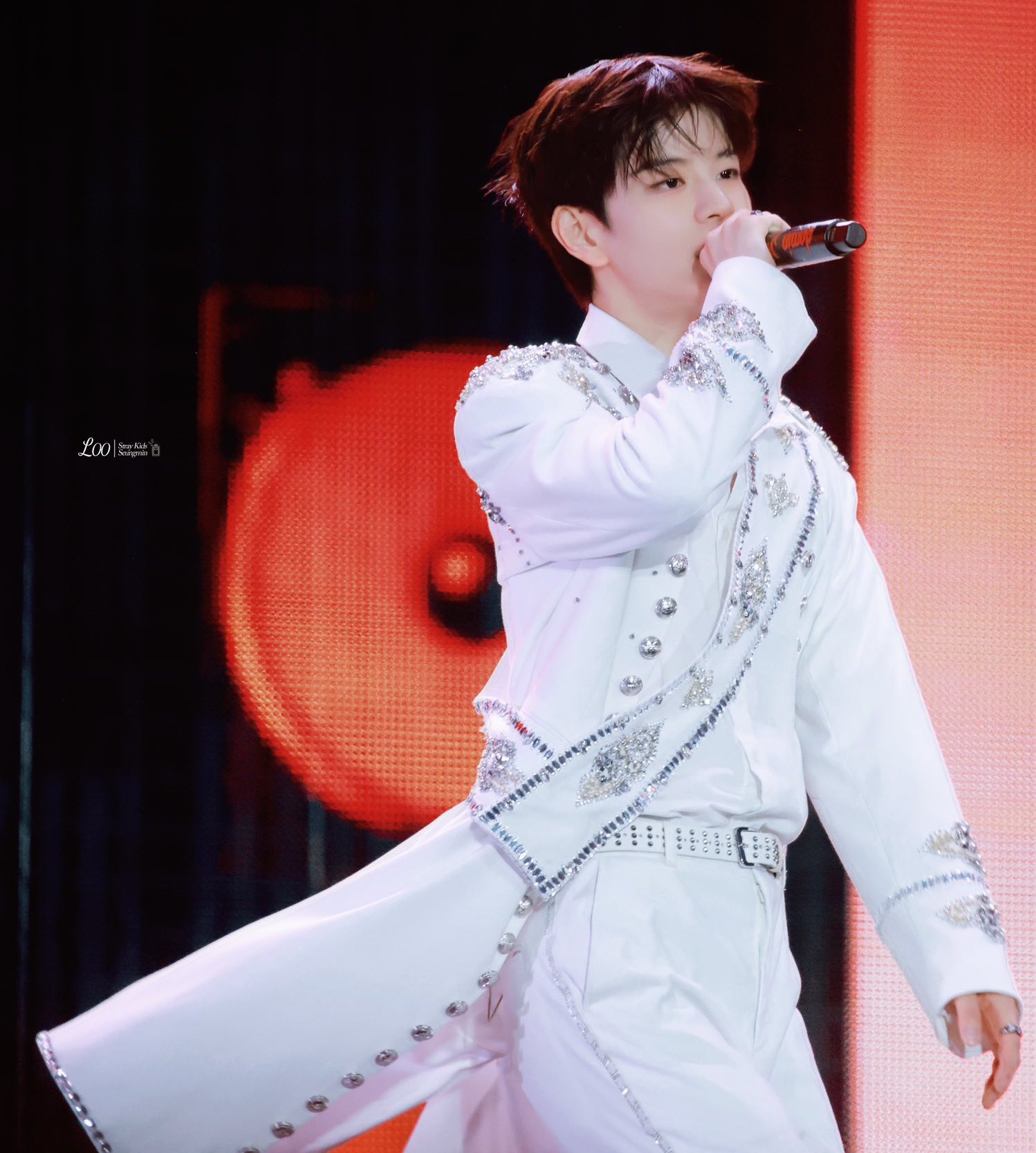 Recent activity shot of Seungmin (Stray Kids)