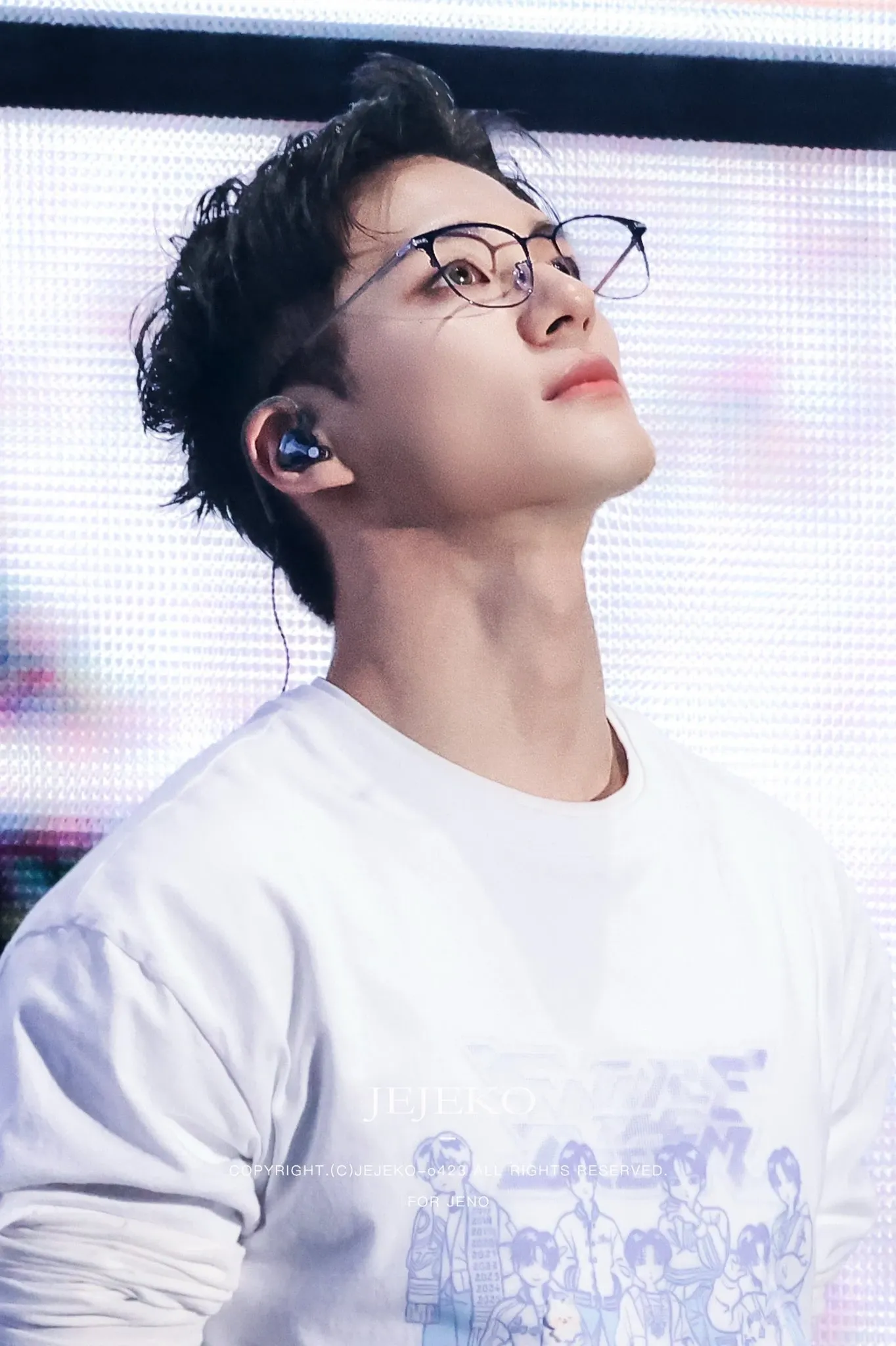 A moment captured by Jeno (NCT DREAM)'s fan