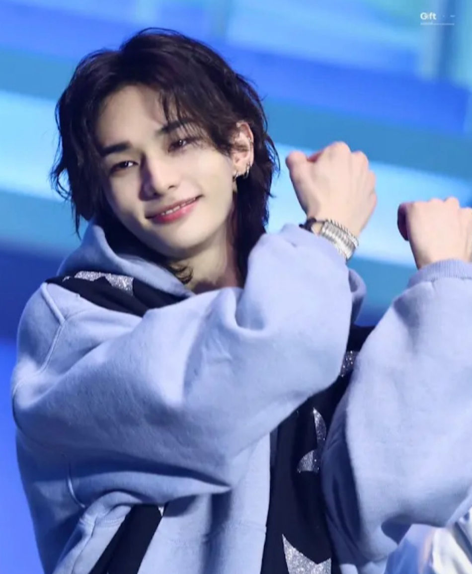 Behind-the-scenes cut of Hyunjin (Stray Kids)