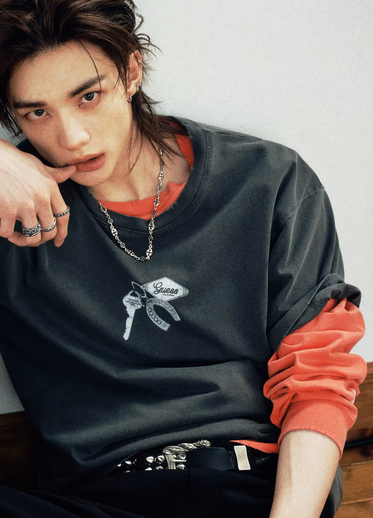 A moment captured by Hyunjin (Stray Kids)'s fan