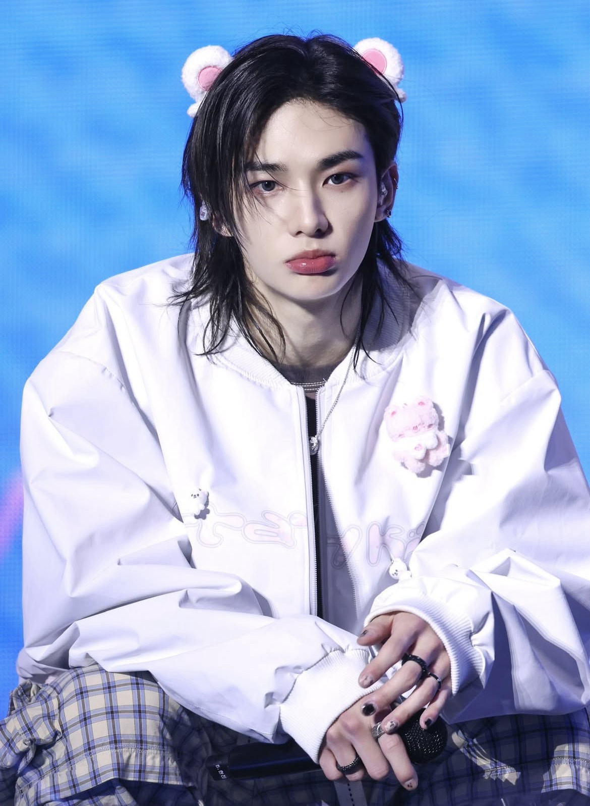 Behind-the-scenes cut of Hyunjin (Stray Kids)