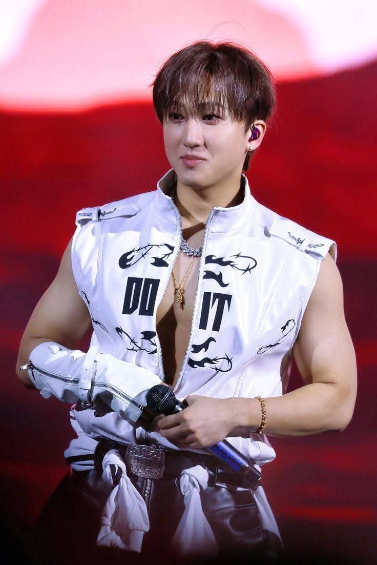 Recent activity shot of Changbin (Stray Kids)