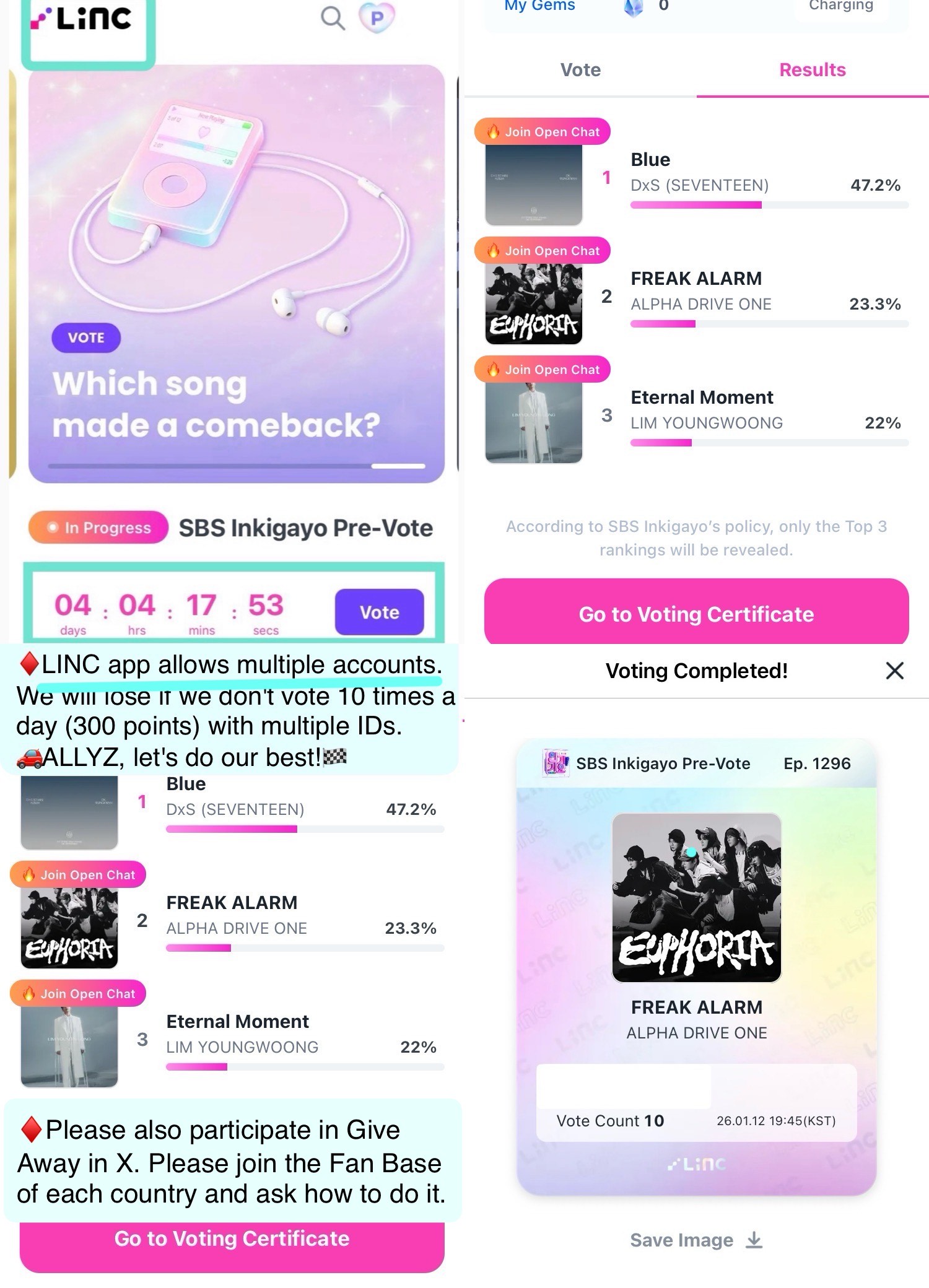 Latest photo of Chung Sanghyeon (ALPHA DRIVE ONE)