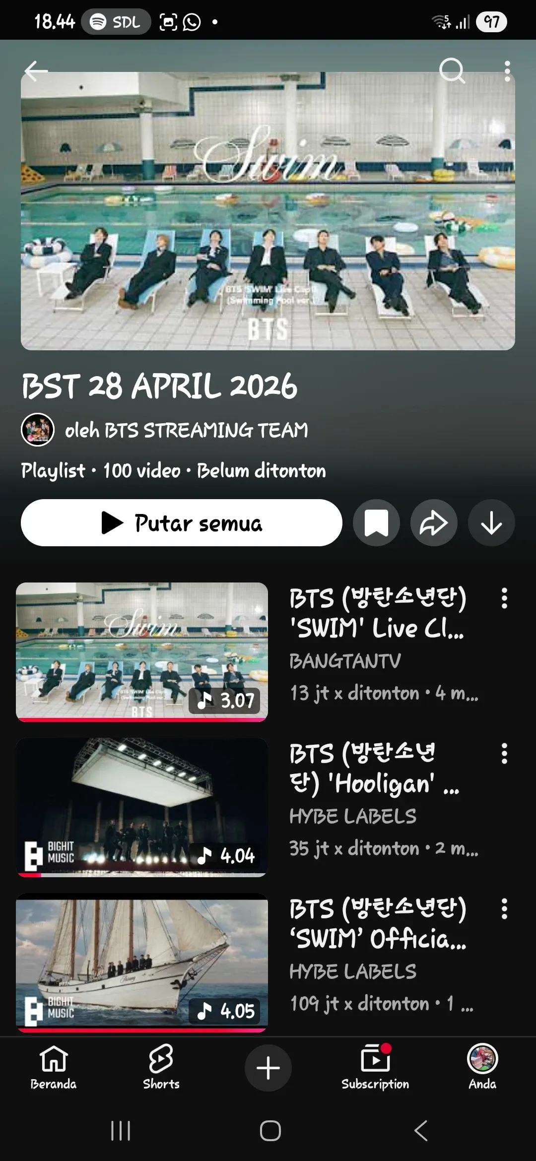 Fan-made special wallpaper for BTS