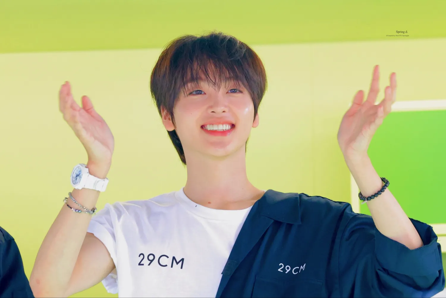 A moment captured by Hyeongjun (CRAVITY)'s fan