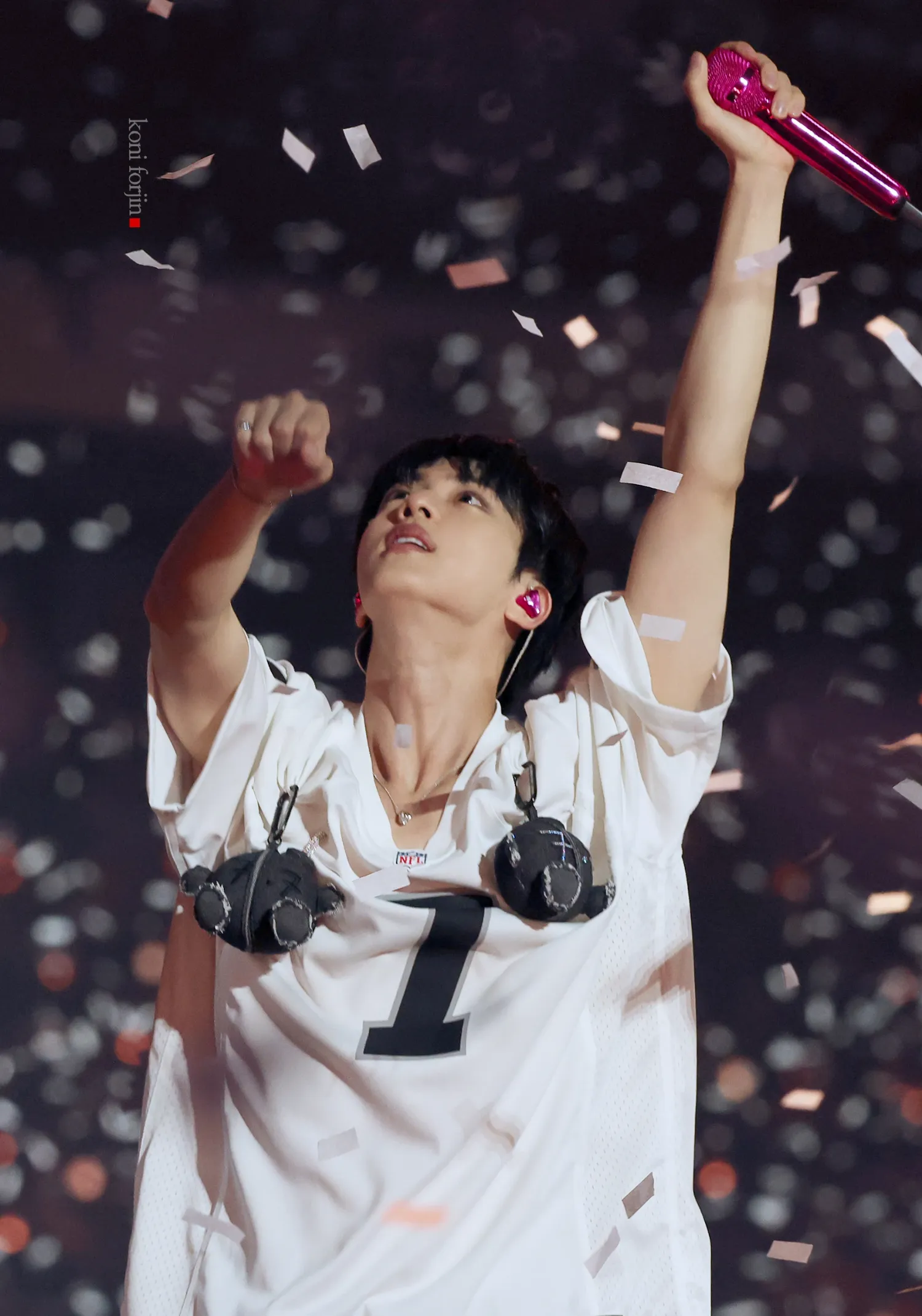 A moment captured by Jin (BTS)'s fan