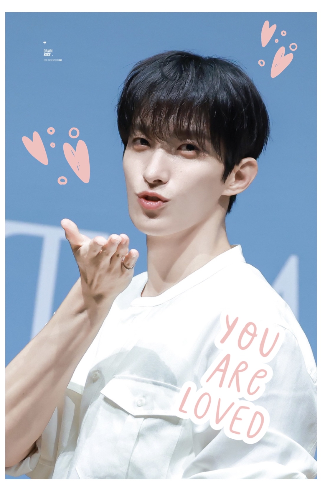 A moment captured by SEVENTEEN's fan