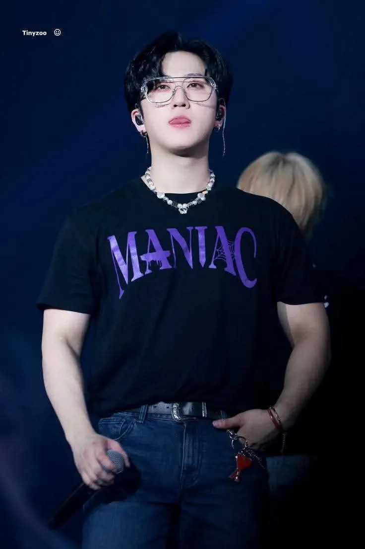 Recent activity shot of Changbin (Stray Kids)