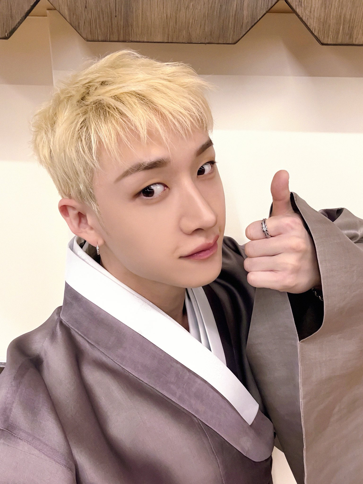 A moment captured by Bang Chan (Stray Kids)'s fan