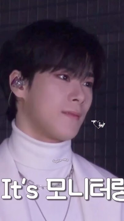 A moment captured by Moonbin (ASTRO)'s fan