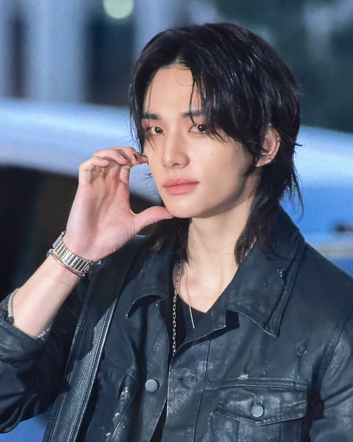 Behind-the-scenes cut of Hyunjin (Stray Kids)