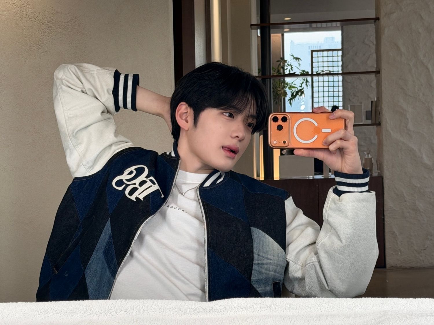 Recent activity shot of Chung Sanghyeon (ALPHA DRIVE ONE)