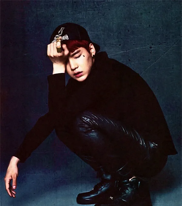 Recent activity shot of SUGA (BTS)