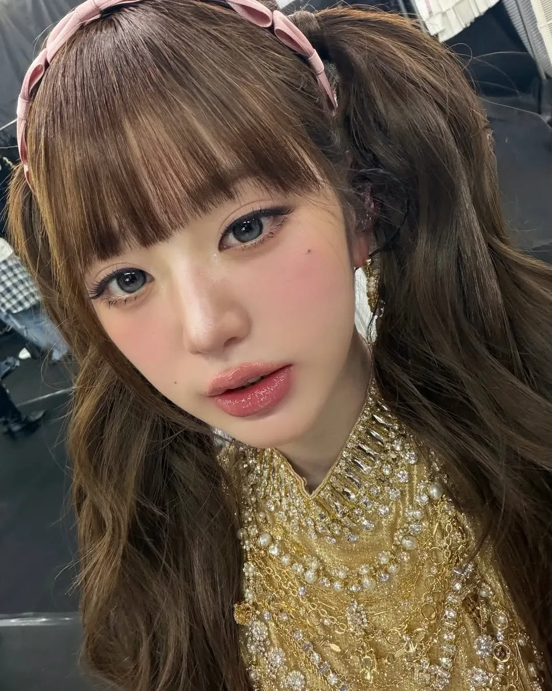 A moment captured by Jang Wonyoung (IVE)'s fan