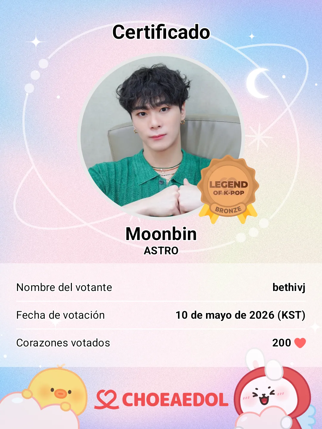Latest photo of Moonbin (ASTRO)