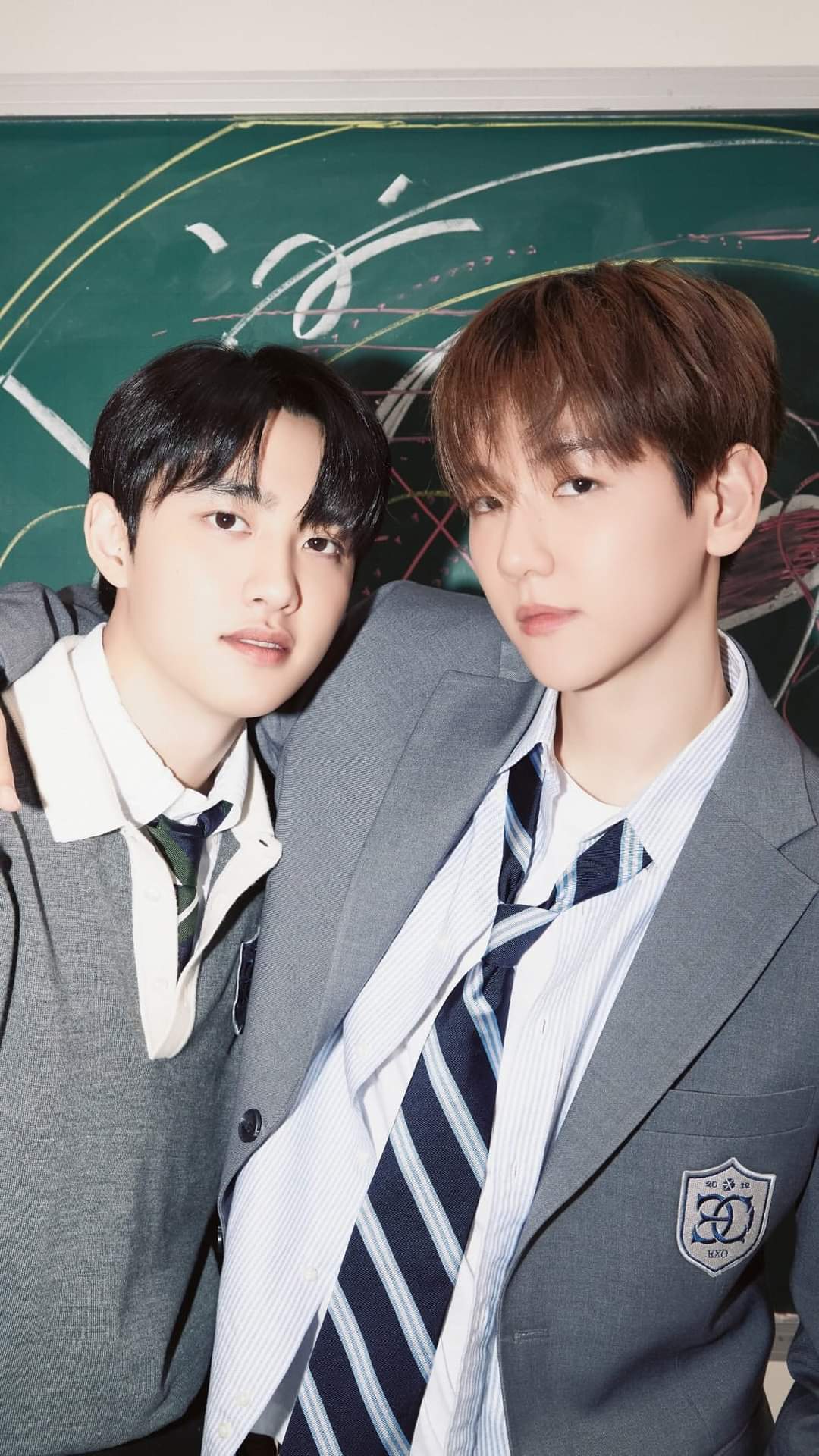 A heartfelt wallpaper shared by EXO's fans