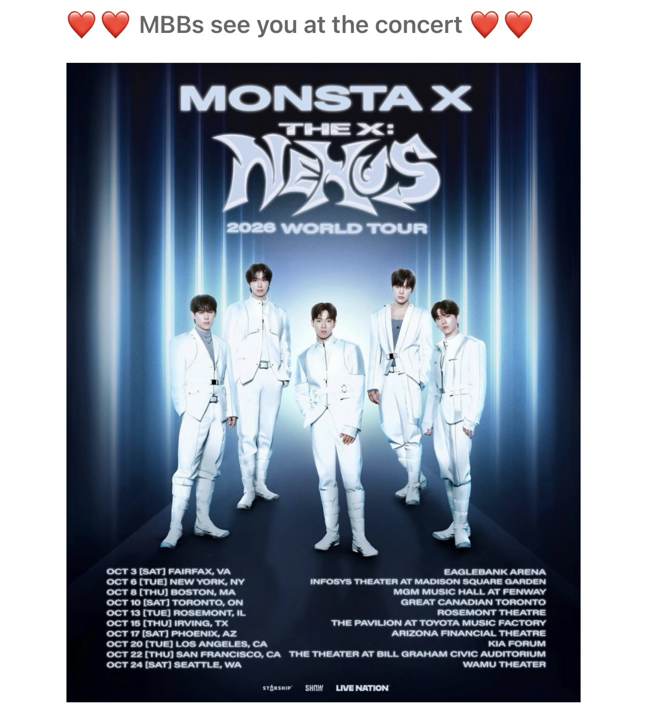 ショヌ (MONSTA X)ファンが撮った瞬間