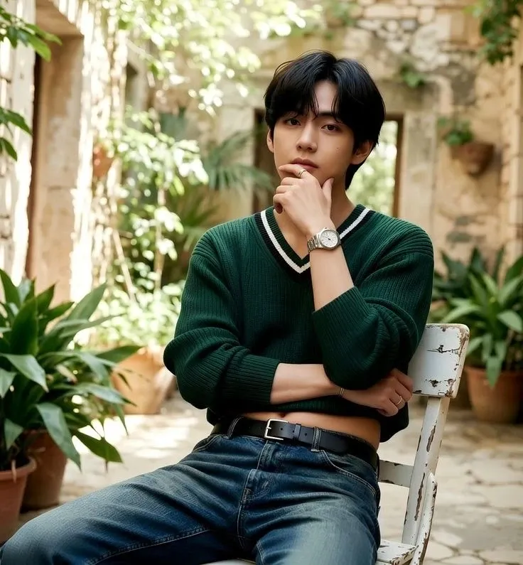 Recent activity shot of V (BTS)