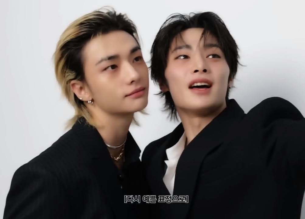 A moment captured by Hyunjin (Stray Kids)'s fan