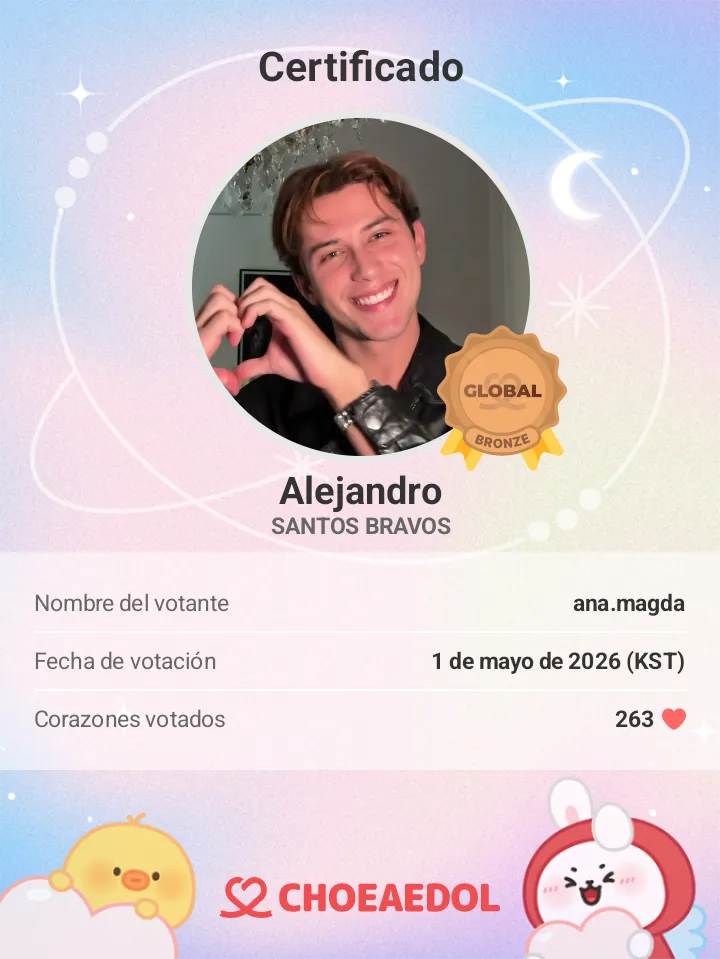 Latest photo of Alejandro (SANTOS BRAVOS)
