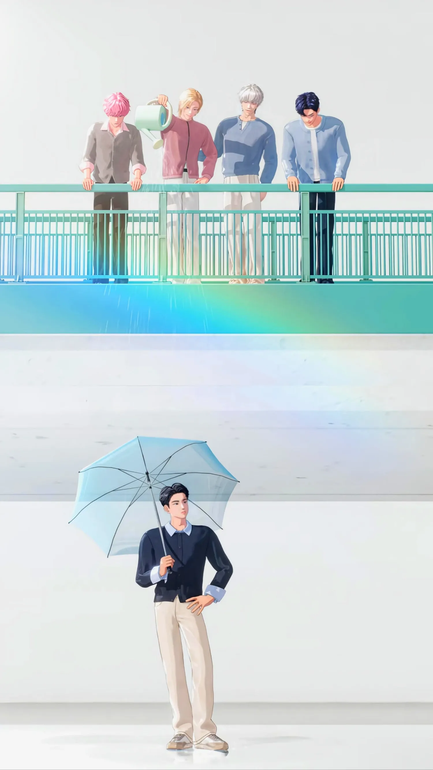 A heartfelt wallpaper shared by PLAVE's fans