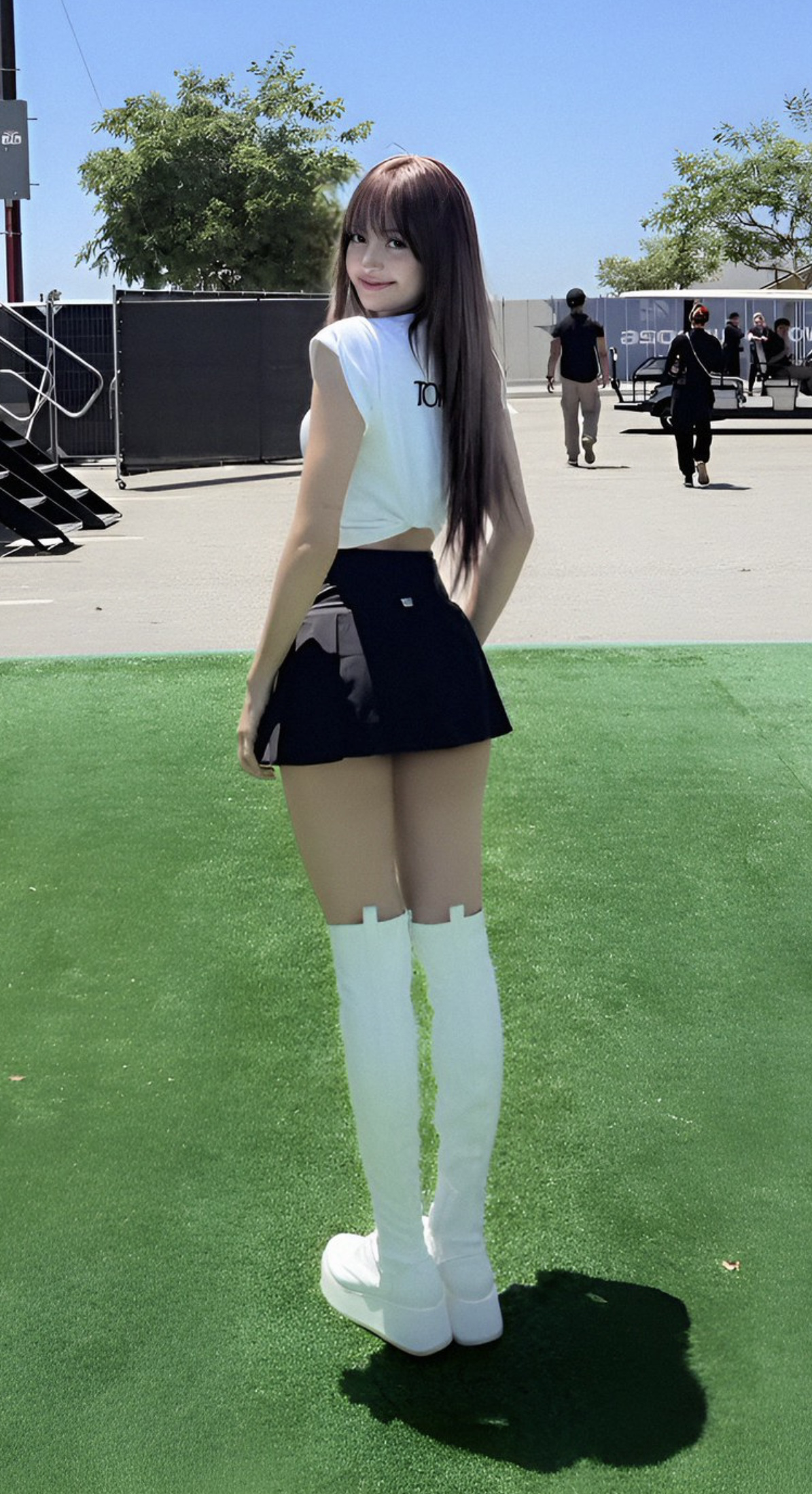 Fan-made special wallpaper for Lisa (BLACKPINK)