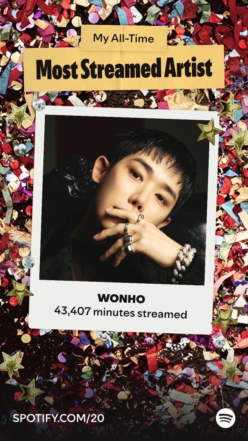 A moment captured by Wonho's fan