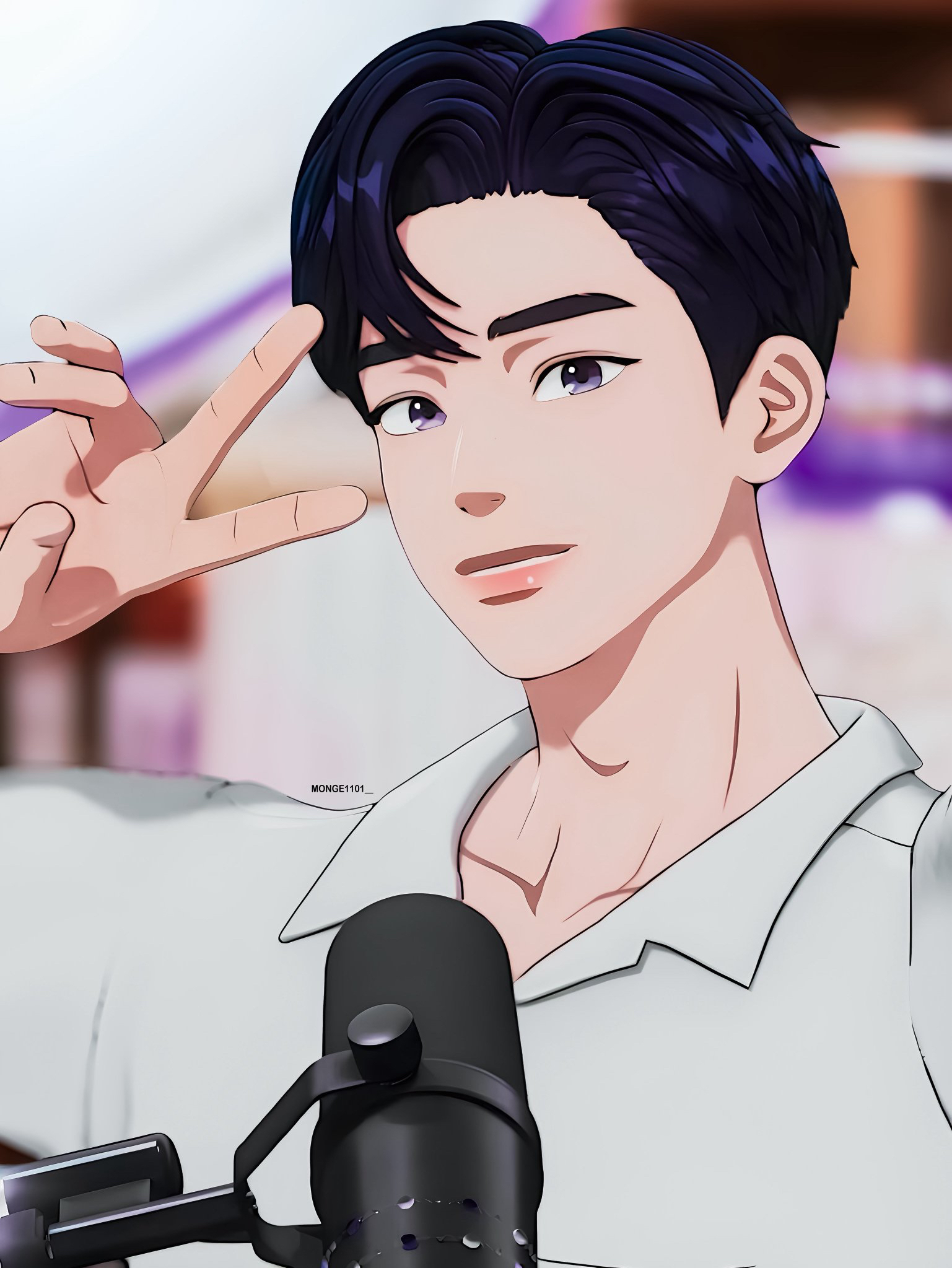 A moment captured by Yejun (PLAVE)'s fan