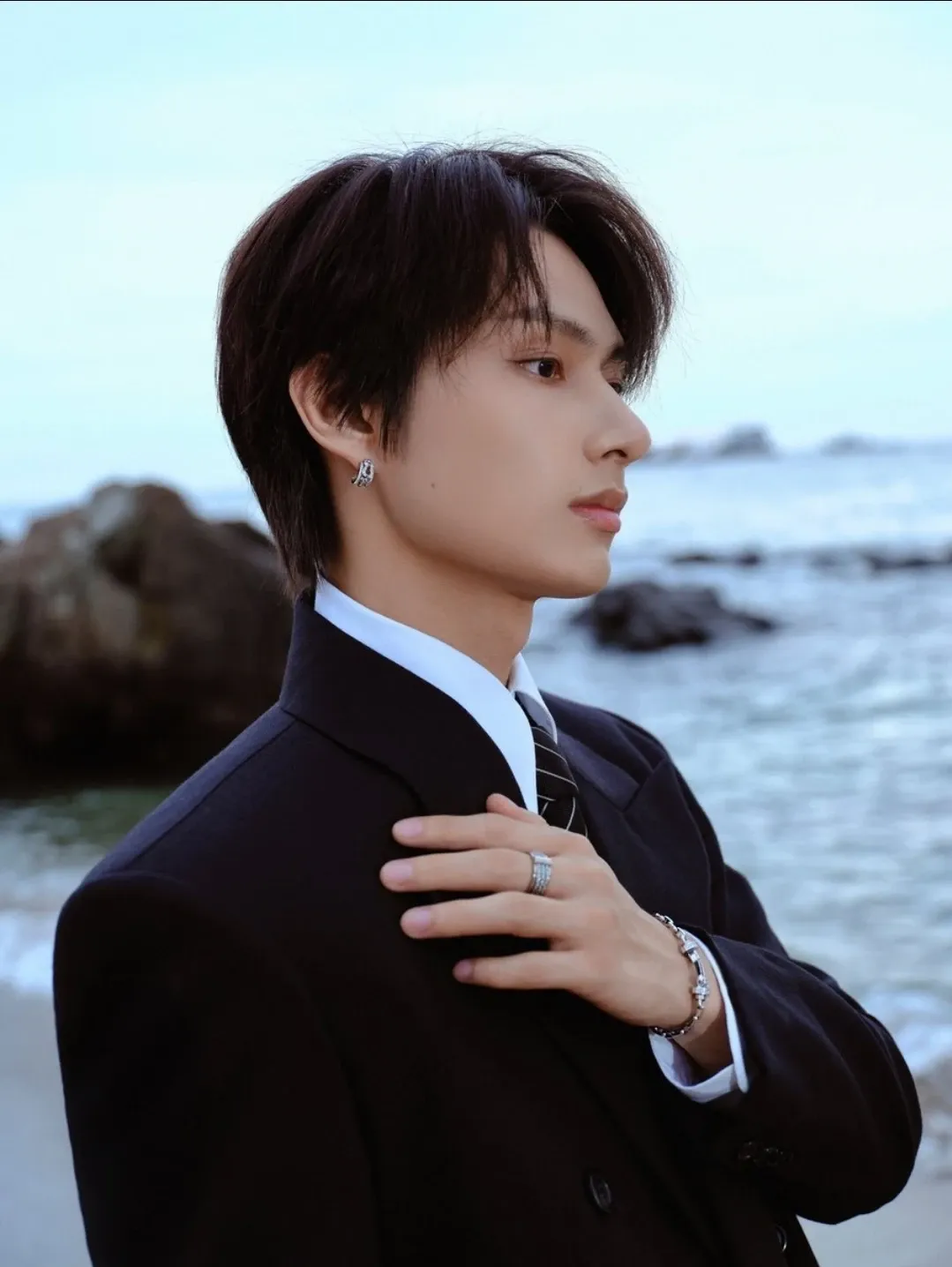 A moment captured by Jun (SEVENTEEN)'s fan