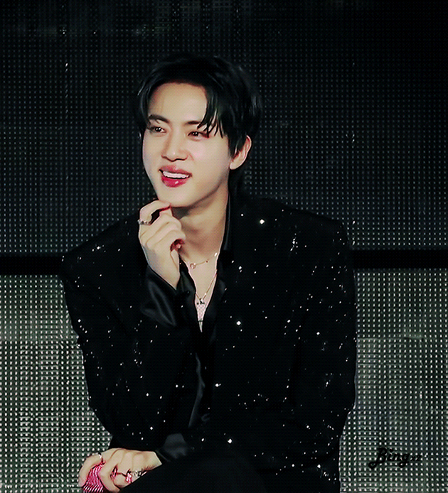 A moment captured by Jin (BTS)'s fan