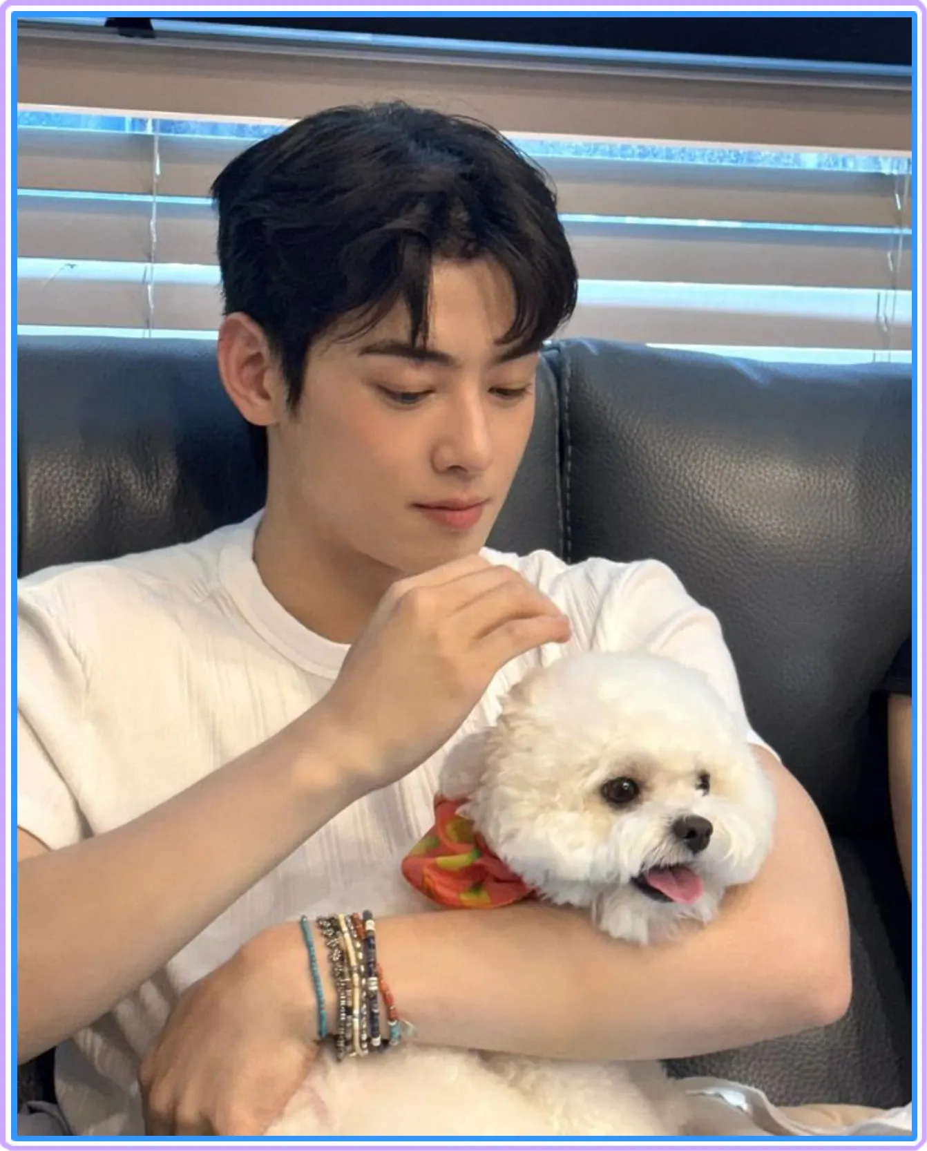 Recent activity shot of Eunwoo (ASTRO)