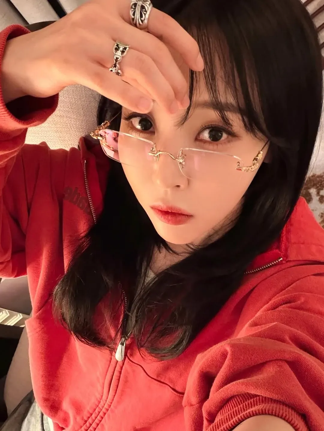 ムンビョル (MAMAMOO)の舞台裏ショット