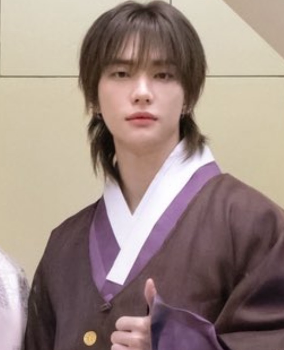 Recent activity shot of Hyunjin (Stray Kids)