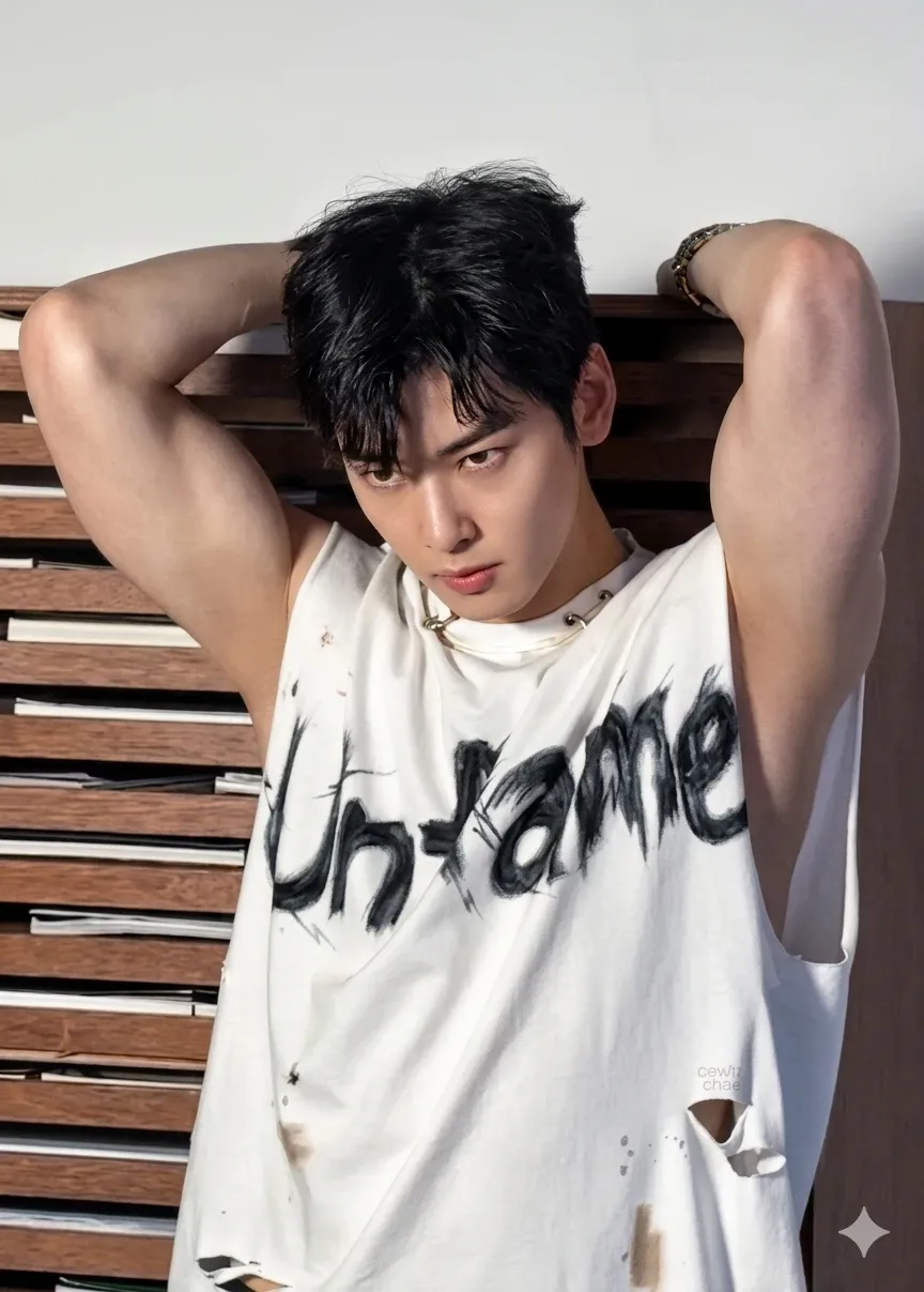 Recent activity shot of Eunwoo (ASTRO)