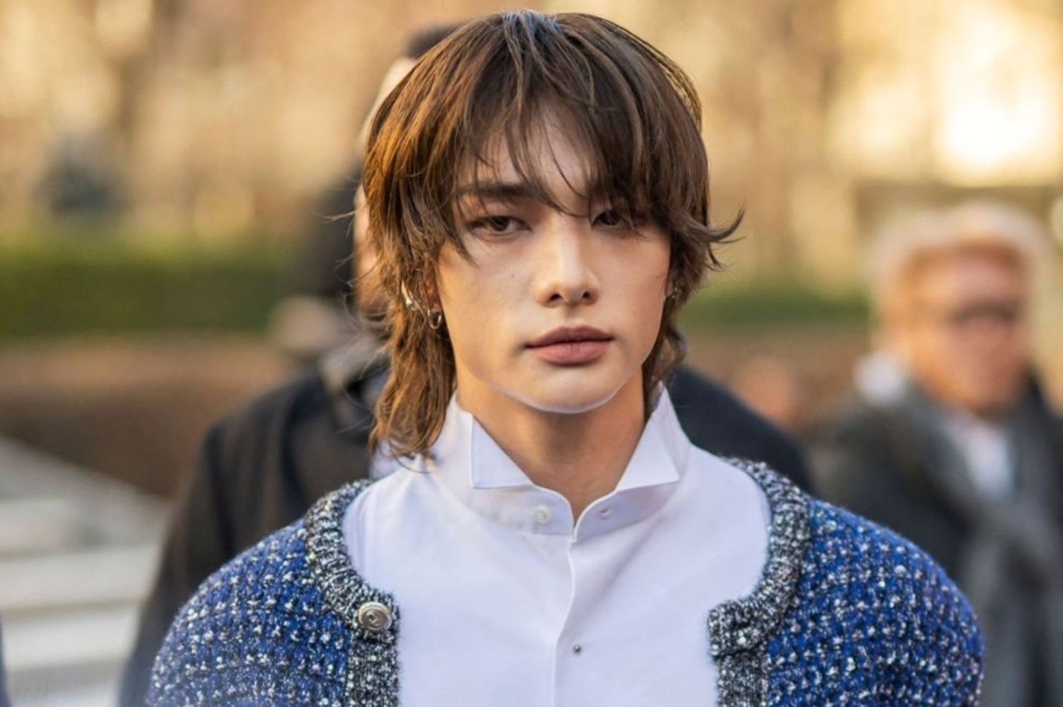 Recent activity shot of Hyunjin (Stray Kids)