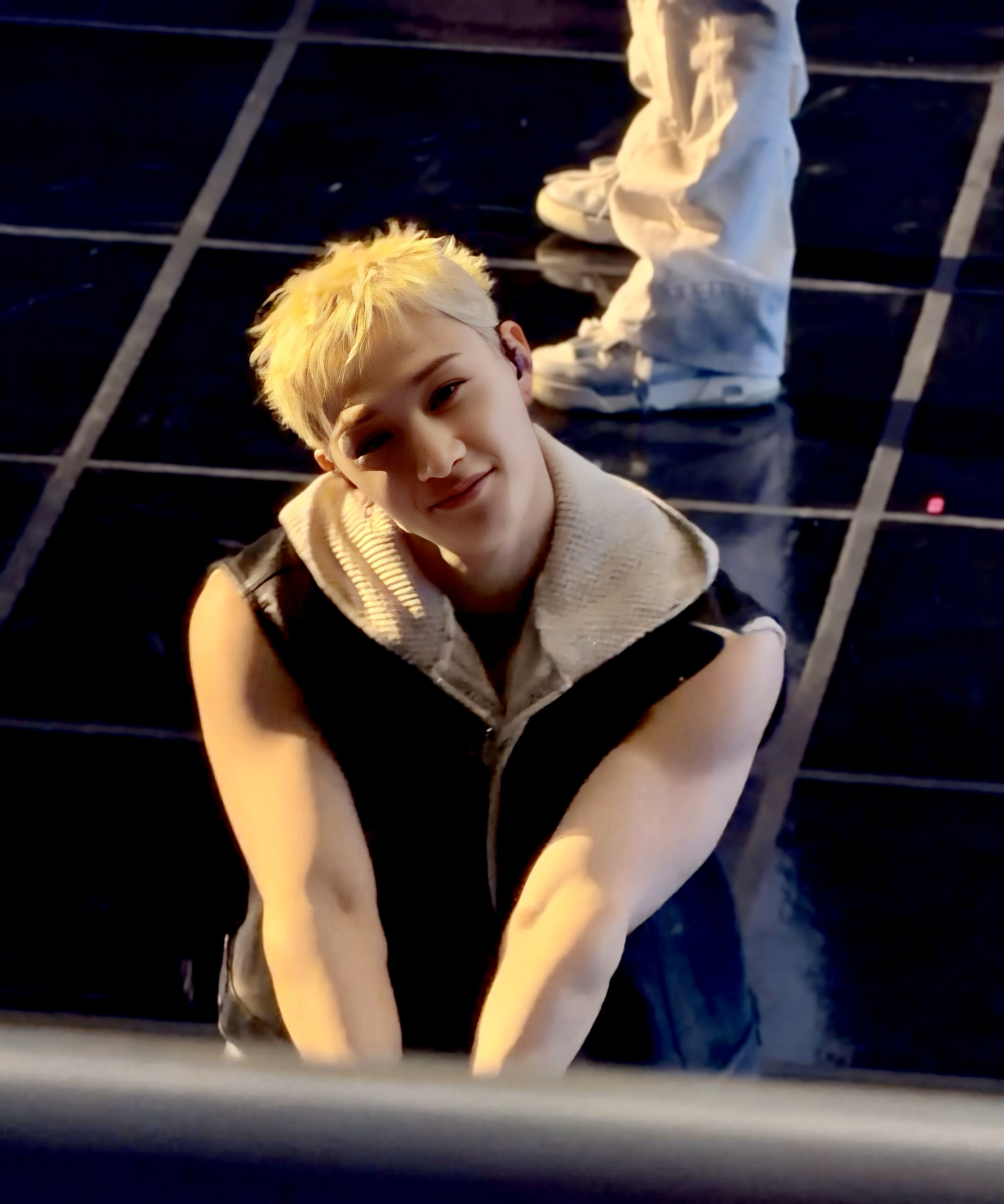 Recent activity shot of Bang Chan (Stray Kids)