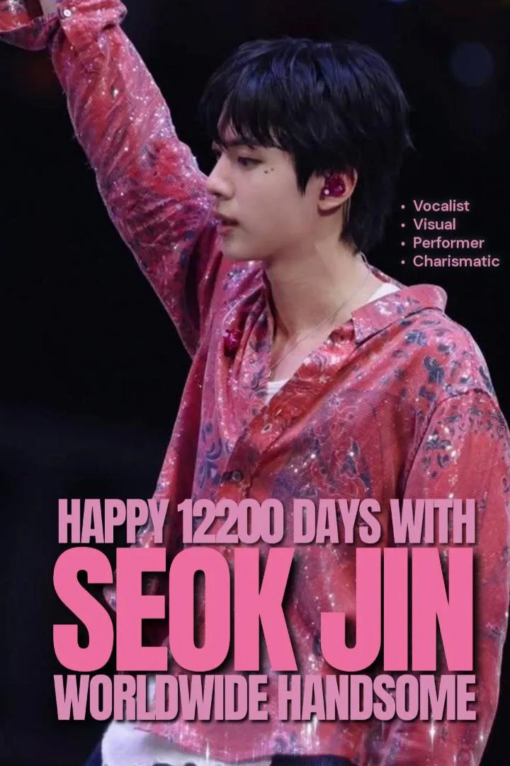 Latest photo of Jin (BTS)