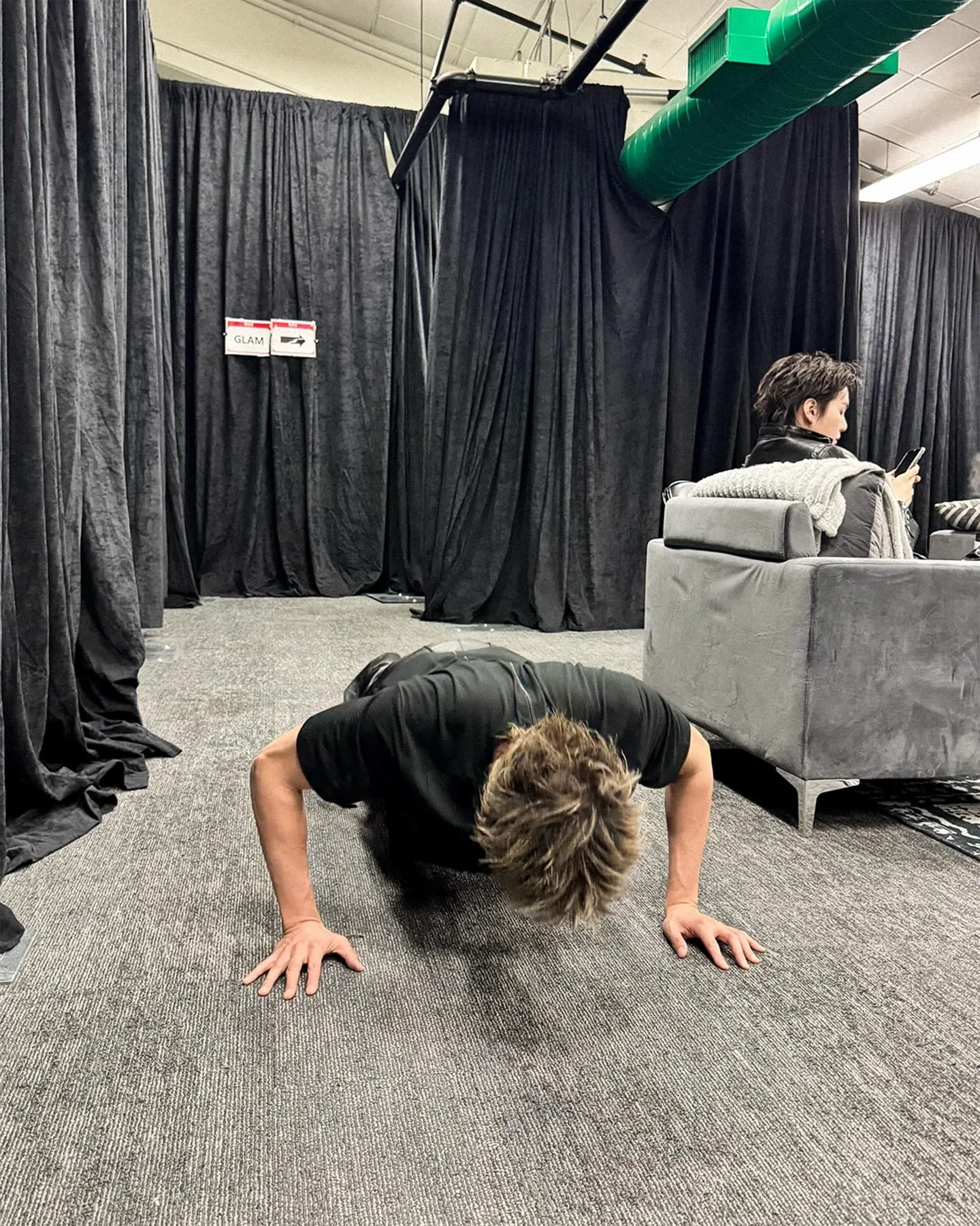 A moment captured by BTS's fan