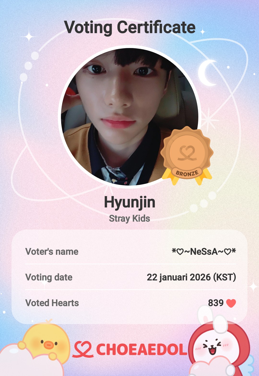 Recent activity shot of Stray Kids