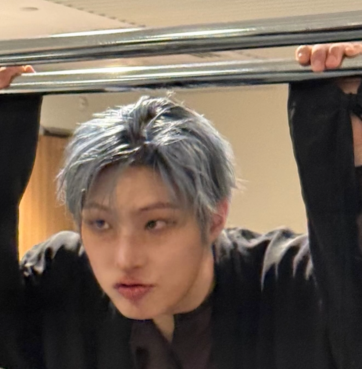 A moment captured by Mingi (ATEEZ)'s fan