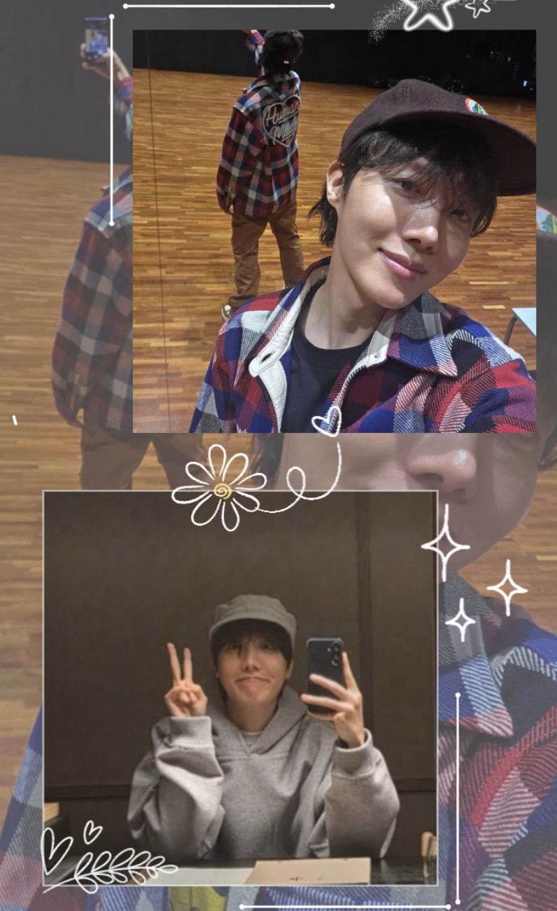 Foto aktivitas terbaru j-hope (BTS)