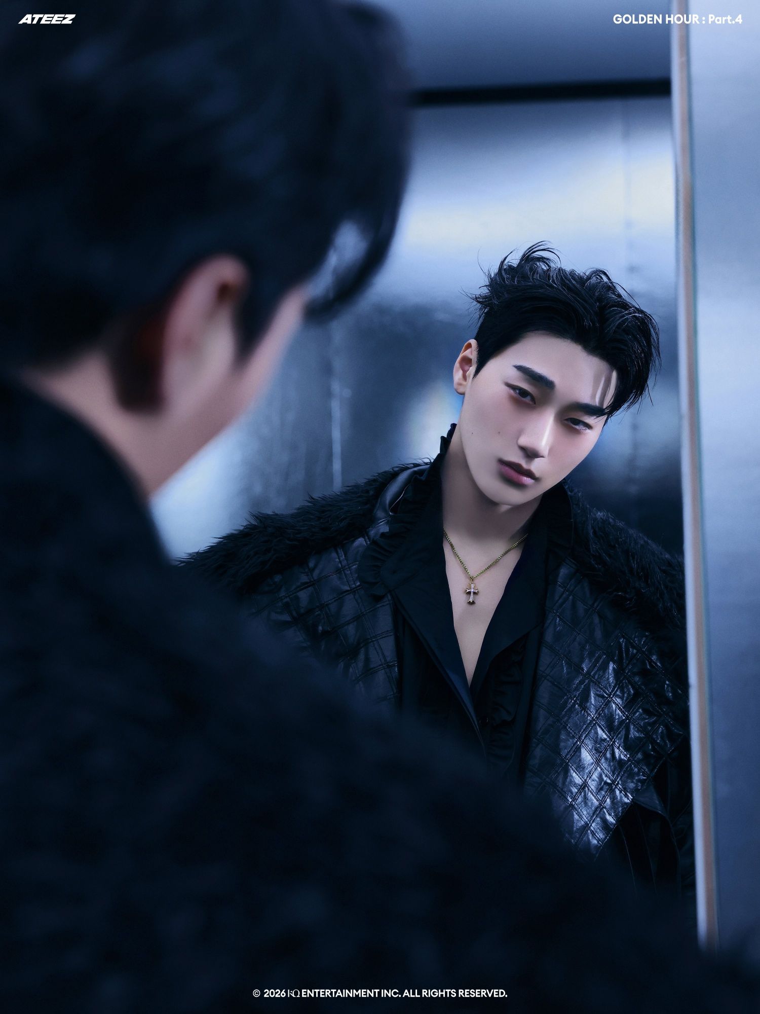 Foto terbaru San (ATEEZ)