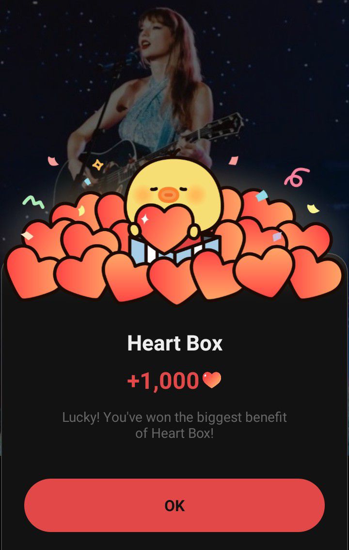 A moment captured by Taylor Swift's fan