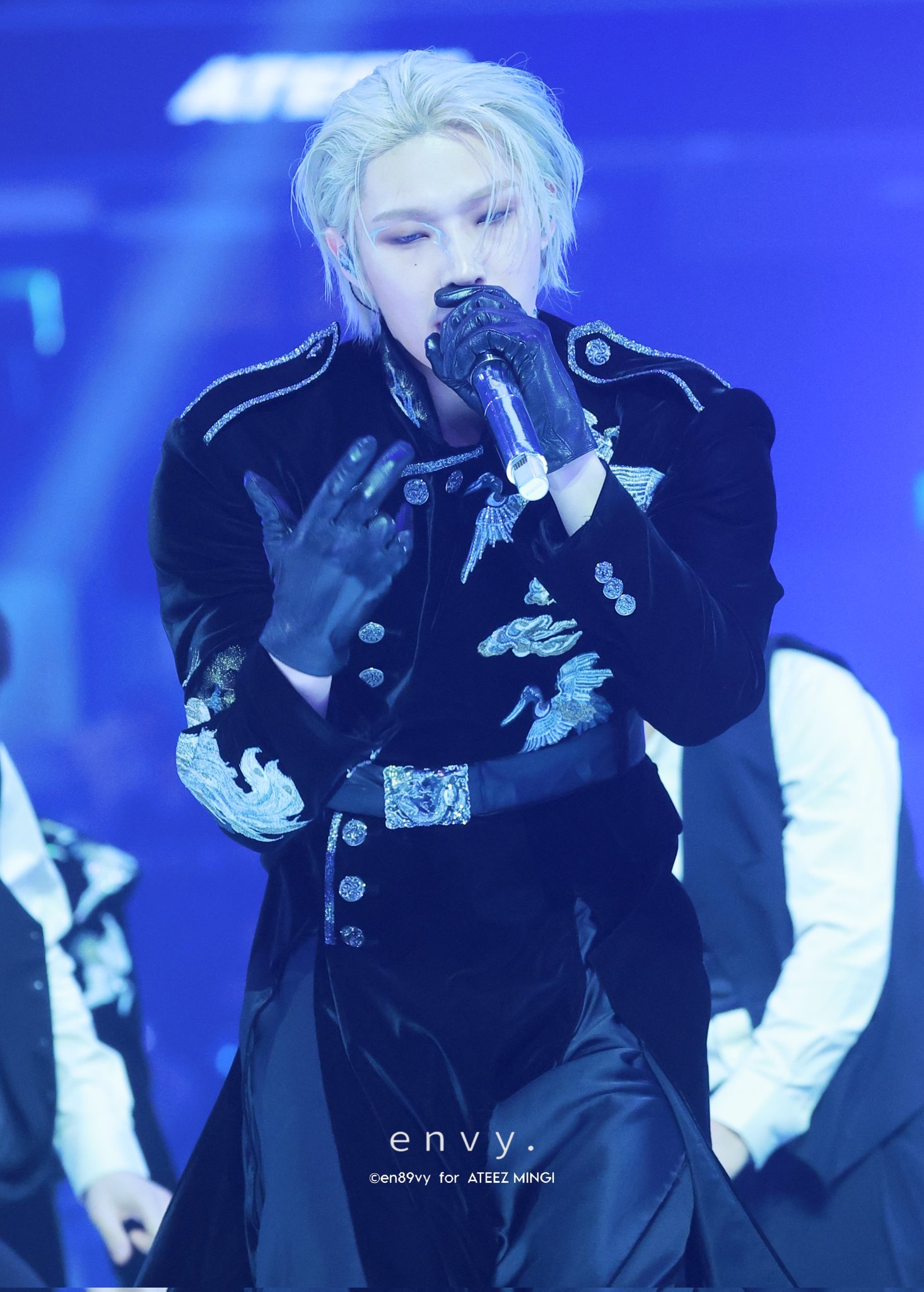 Recent activity shot of Mingi (ATEEZ)