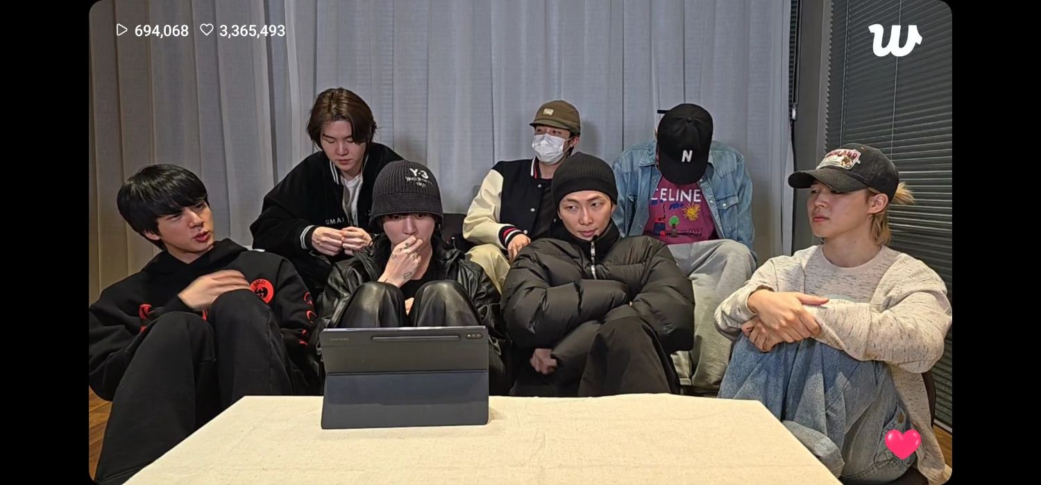 A moment captured by BTS's fan