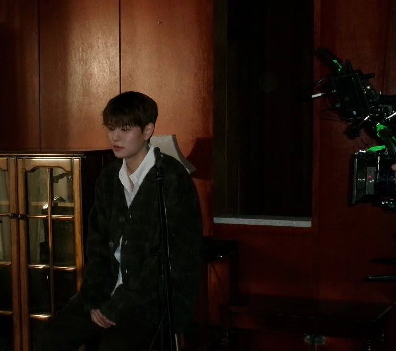 Recent activity shot of Seungmin (Stray Kids)